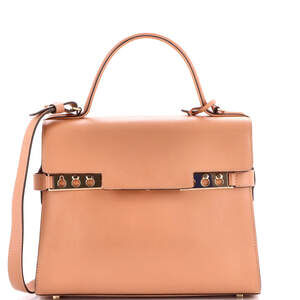 Delvaux MM Tempete Top Handle Bag Leather